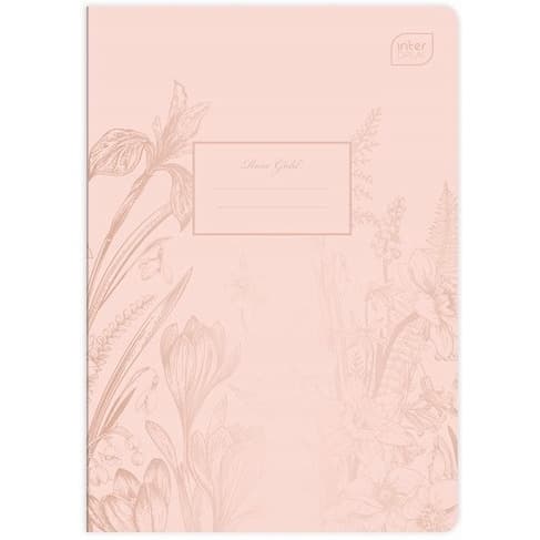 Zeszyt A5 80k kratka 70g METALLIC ROSE GOLD INTERDRUK