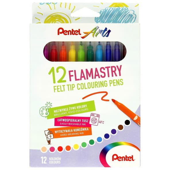 Flamastry Arts 12kol. SCS-12 PENTEL