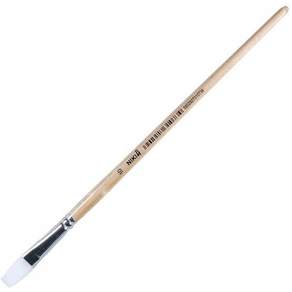 Pędzle nylonowe płaskie nr10 6810 KOH-I-NOOR