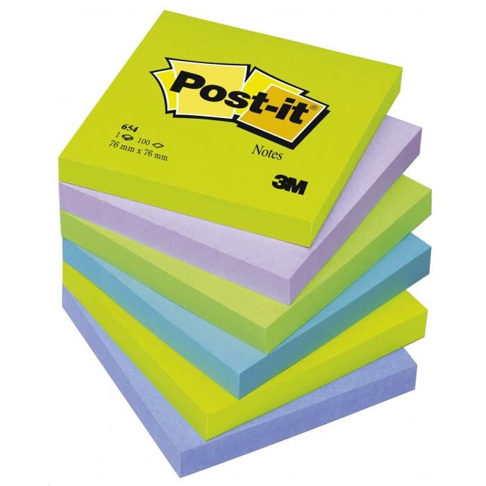 Notes sam.76*76 zielony 654-N POST-IT 3M FT510010182