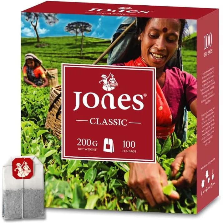 Herbata czarna JONES (100 torebek x 2g) Classic