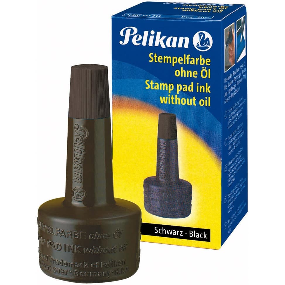Tusz do stempli 28ml czarny PELIKAN 100436063