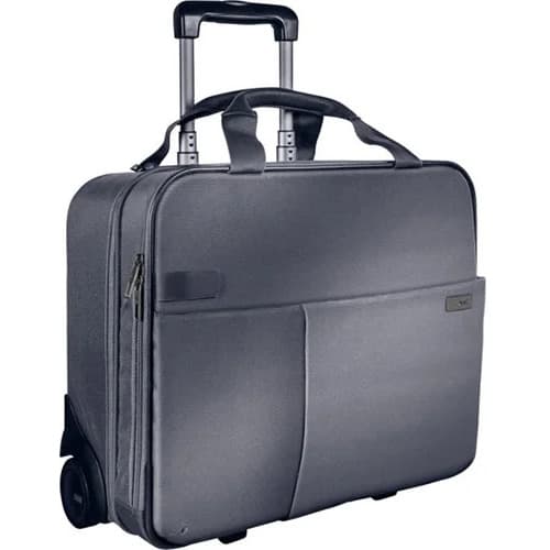 Torba na laptopa na kółkach 15,6 LEITZ Smart srebrno-szara 60590084