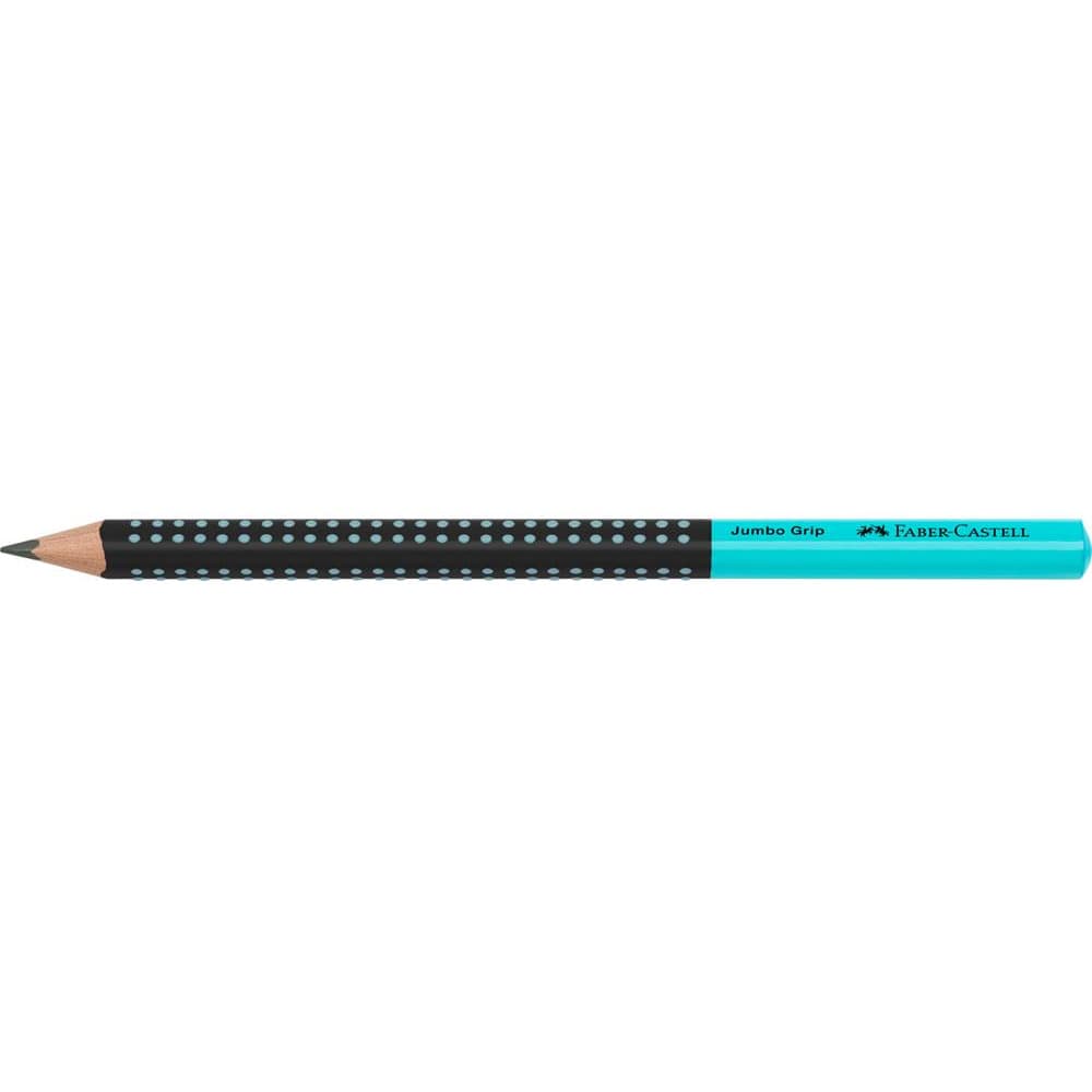 Ołówek JUMBO GRIP TWO TONE czarny/turkusowy 511912 FABER CASTELL