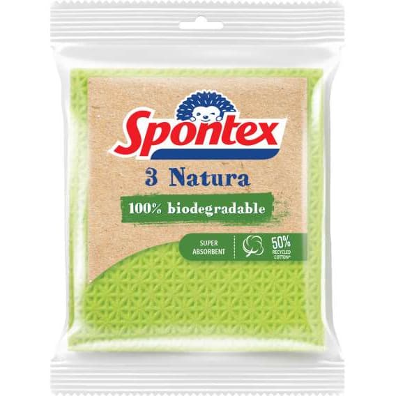 Ścierki gąbczaste Natura (3szt) SPONTEX 97042394/97042158