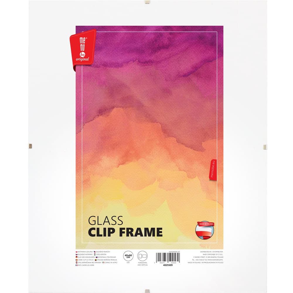 Antyrama szklana 40x60cm MEMOBE MAN040060-47