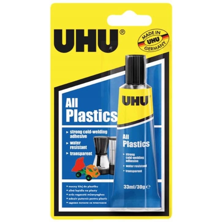 Klej UHU do plastików All Plastics 30g, U 37595 BK