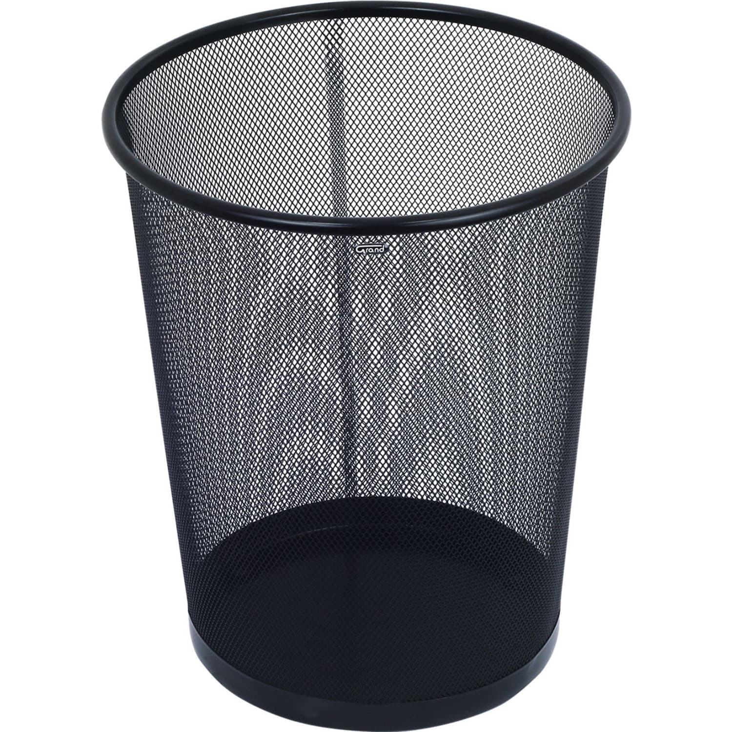 Kosz na papier czarny metalowy ( siatka ) 12 litrów GR-020 120-1127 GRAND