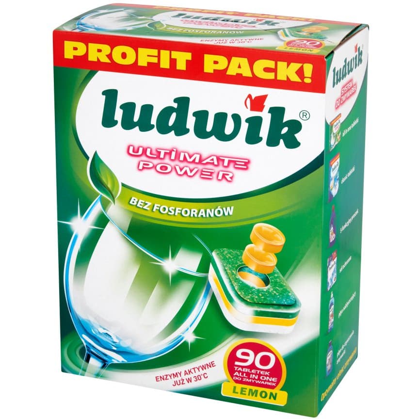 Tabletki do zmywarki LUDWIK(90 tabletek) ULTIMATE POWER ALL in ONE