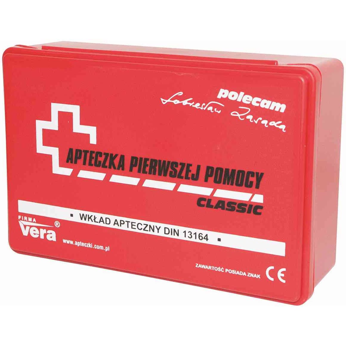 Apteczka pierwszej pomocy VERA DIN13164 w pudełku