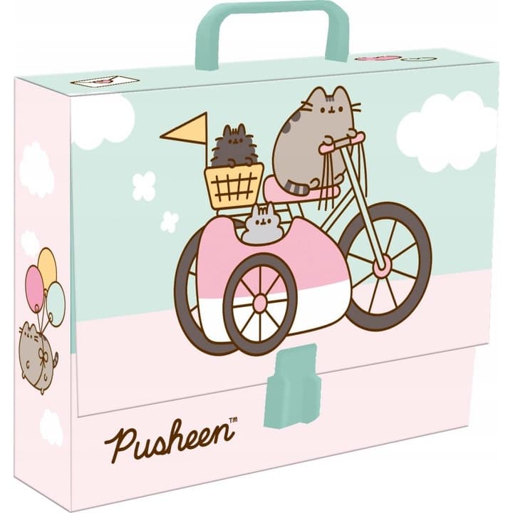 Teczka z rączką XL na prace plastyczne PUSHEEN ST.MAJEWSKI