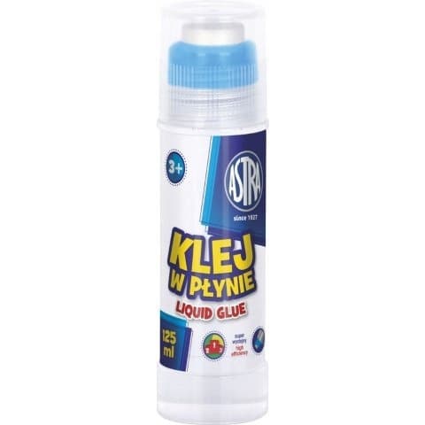 Klej szkolny w płynie transparentny Liquid Glue 125ml 401117002 ASTRA