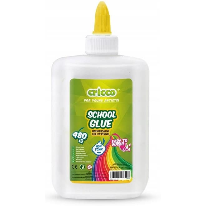 Klej w płynie do prac plastycznych 480g. CRICCO CR930 LU