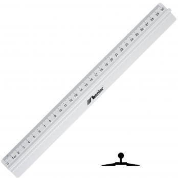 Linijka z uchwytem 30cm 30086 LENIAR