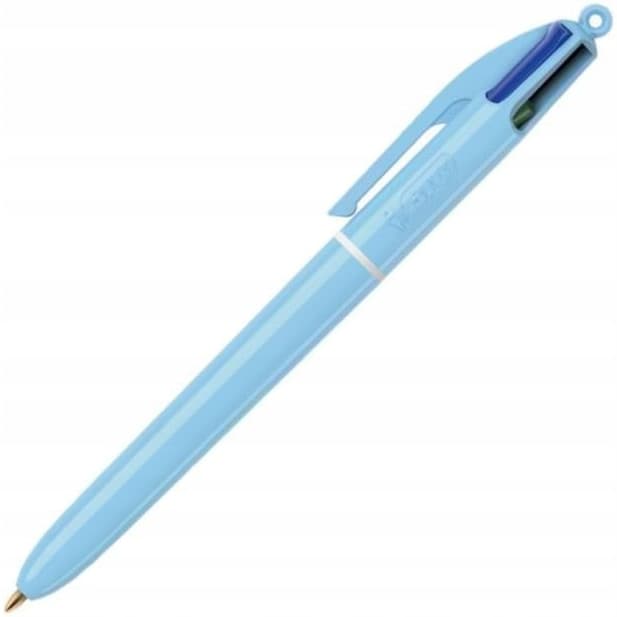 Długopis 4 COLOURS pastel niebieski BIC