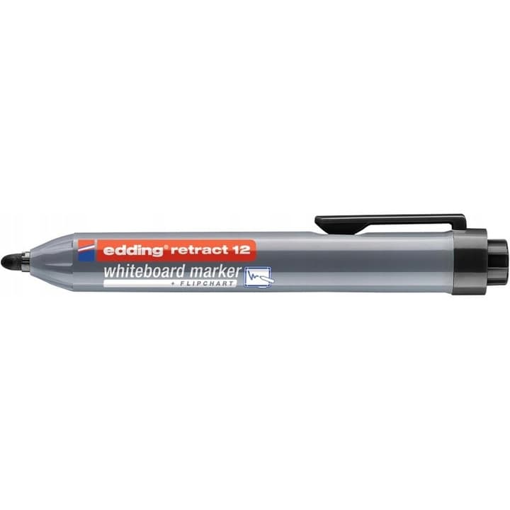 Marker do tablic automatyczny czarny okrągła końcówka 1.5-3mm Retract 12/001/N EDDING