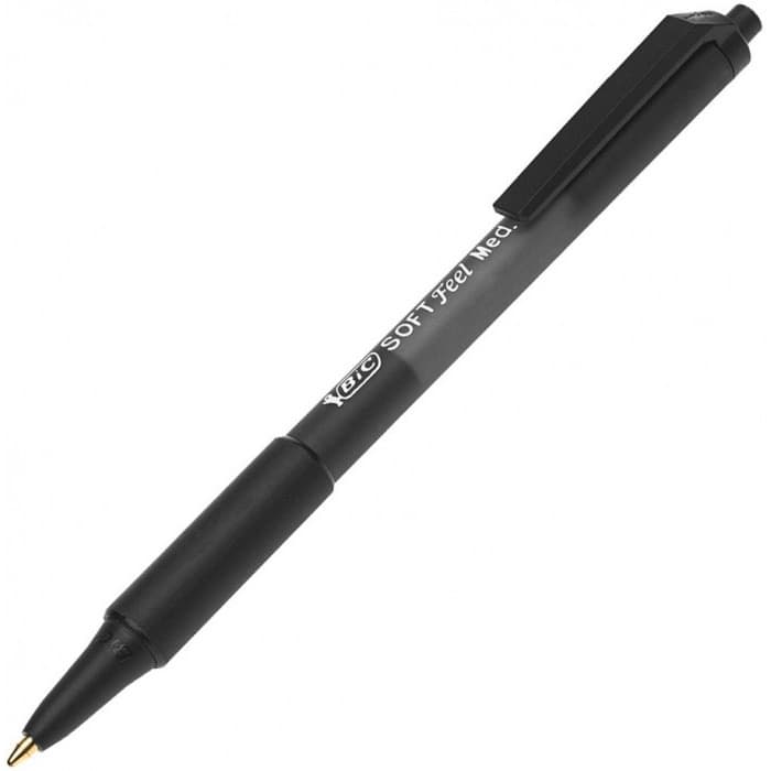 Długopis SOFTFEEL CLIC Grip 1mm czarny 837397 BIC