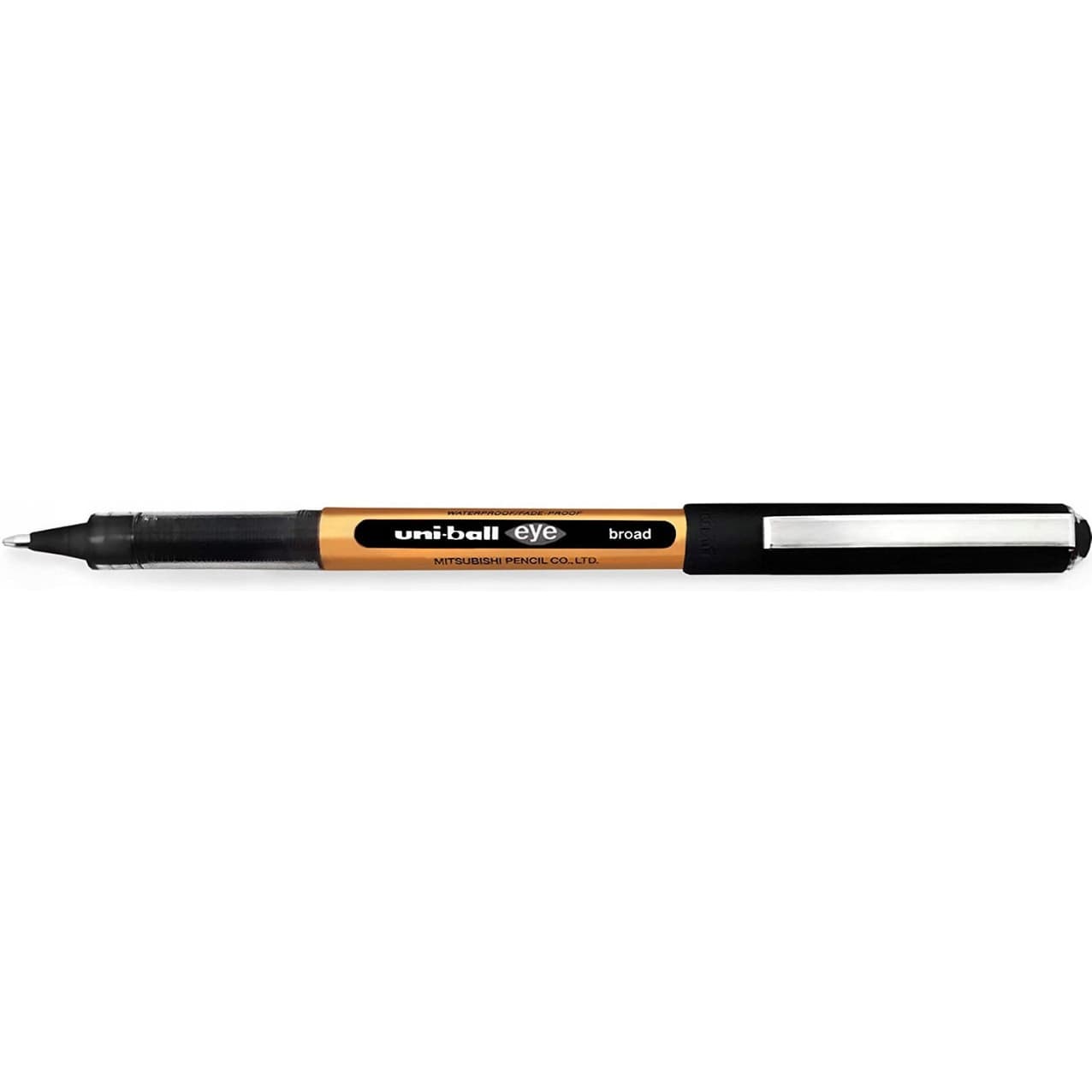 Pióro kulkowe 1mm UNI UB-150-10E czarny obudowa złota