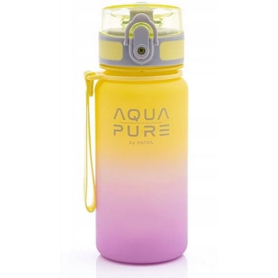 Bidon AQUA PURE yellow/lavender 400ml 511023003 ASTRA