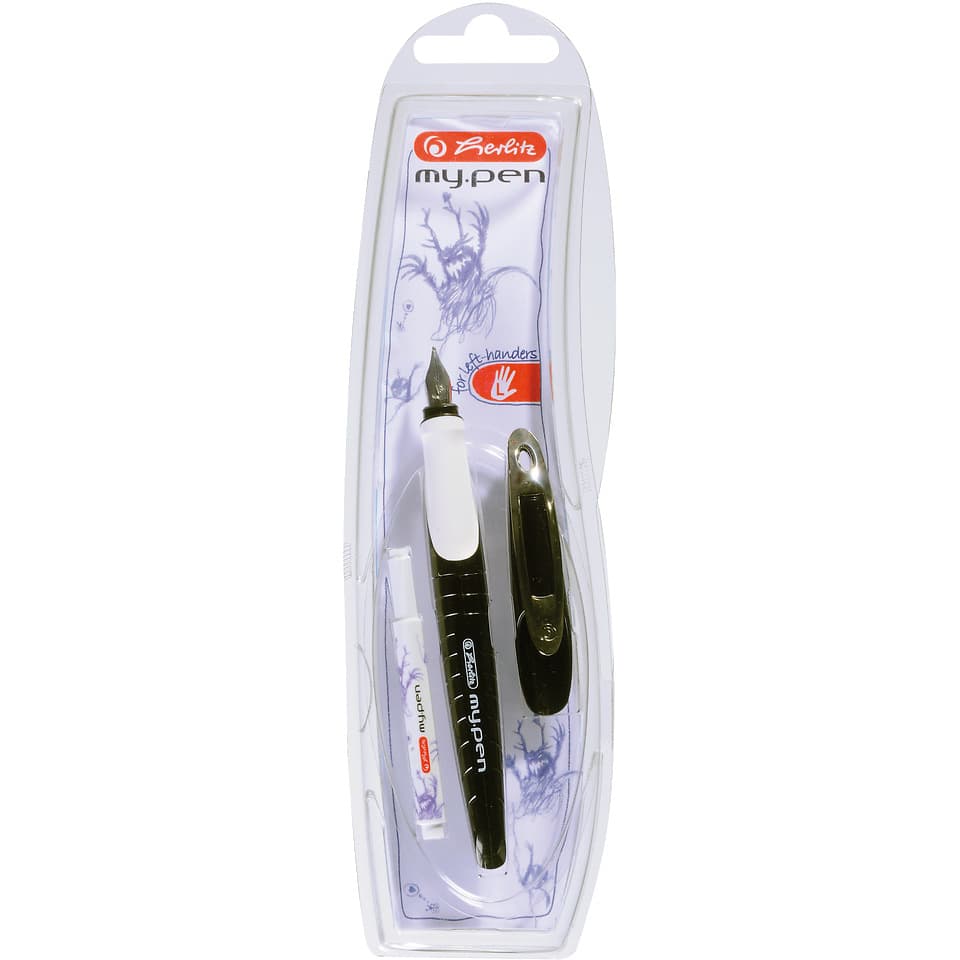 Pióro wieczne MY.PEN czarne dla leworęcznych 300002940 HERLITZ