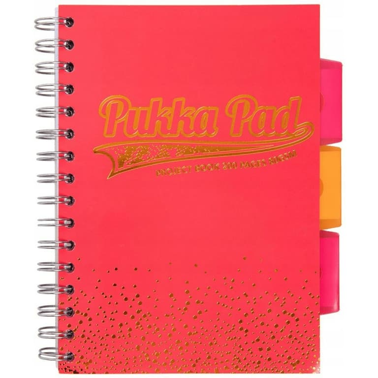 PROJECT BOOK BLUSH CORAL A5 kratka 8249-BLS