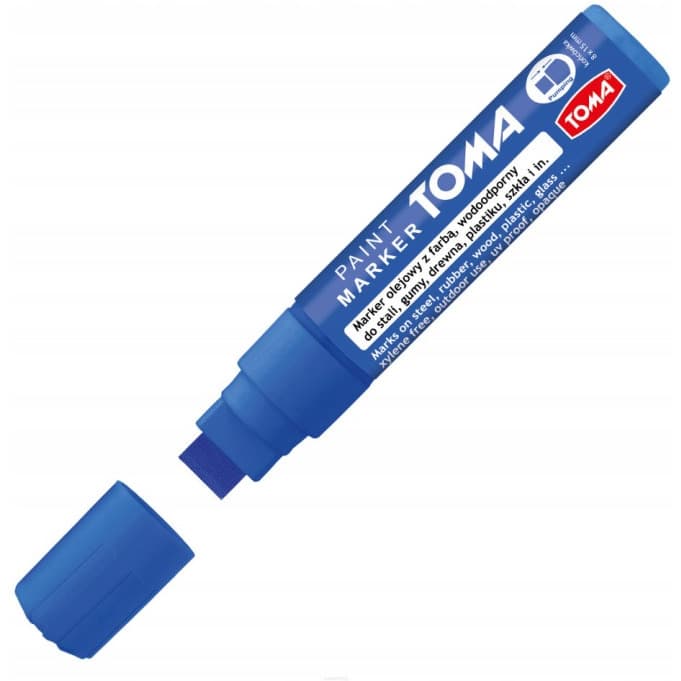 Marker olejowy JUMBO niebieski 15x8mm TO-443 TOMA