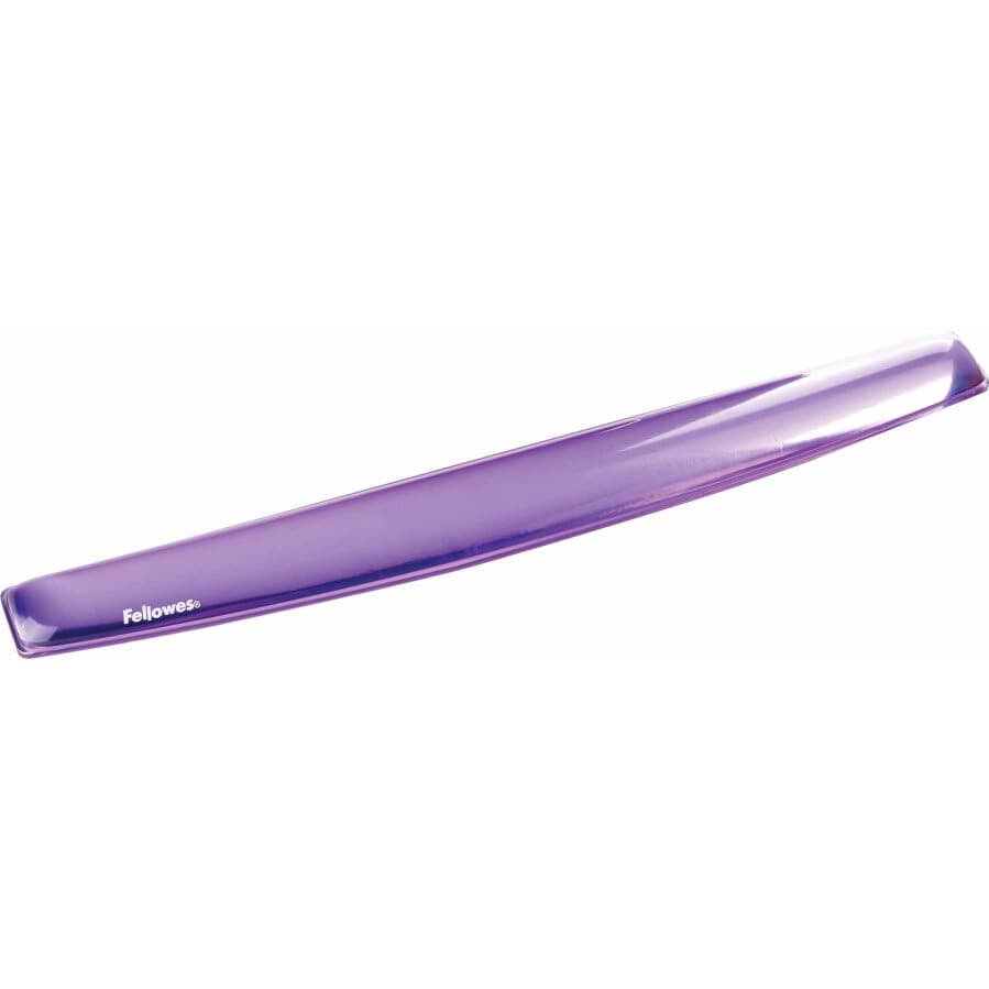 Podkładka żelowa przed klawiaturę fioletowa Crystal 91437 FELLOWES