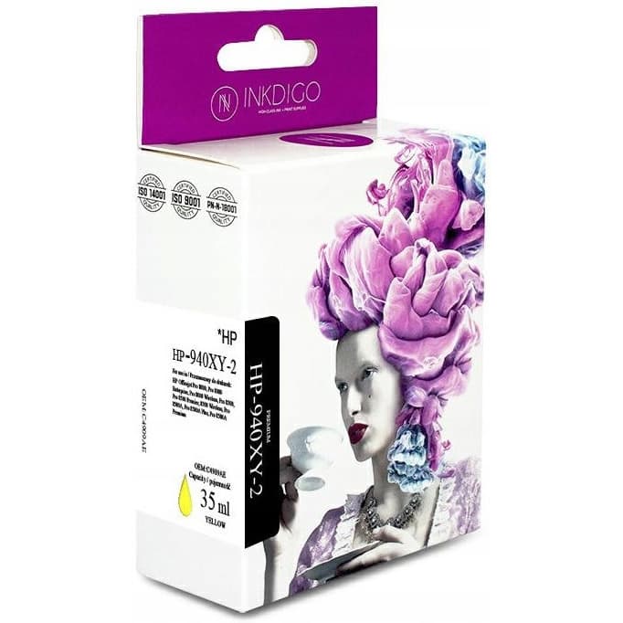 Tusz INKDIGO (HP-940XY-2) żółty 35ml zamiennik HP (940XL/C4909AE)
