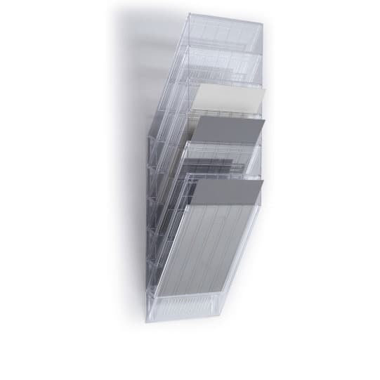 Zestaw 6 pojemników A4 przezroczystych pion 1709760400 FLEXIBOXX DURABLE