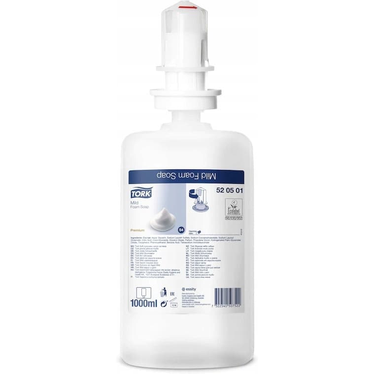 Mydło w piance delikatne TORK S4 PREMIUM 1L 520501