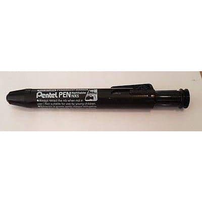 Marker permanentny czarny z systemem przyciskowym NX5A PENTEL