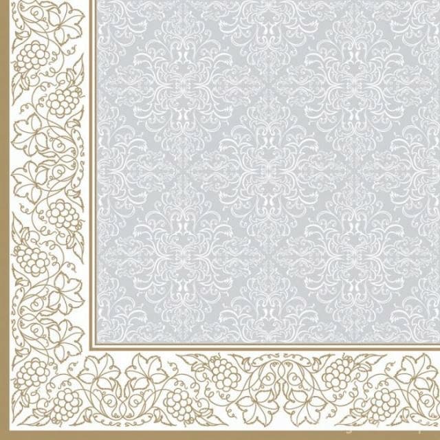 Serwetki dekoracyjne 33x33cm papierowe 20 sztuk na stół ozdobne KL-056 AHA