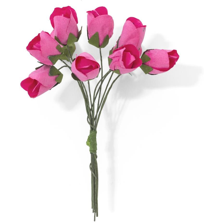 Kwiaty papierowe TULIPANY bukiet różowe (10szt.) 252001 Galeria Papieru