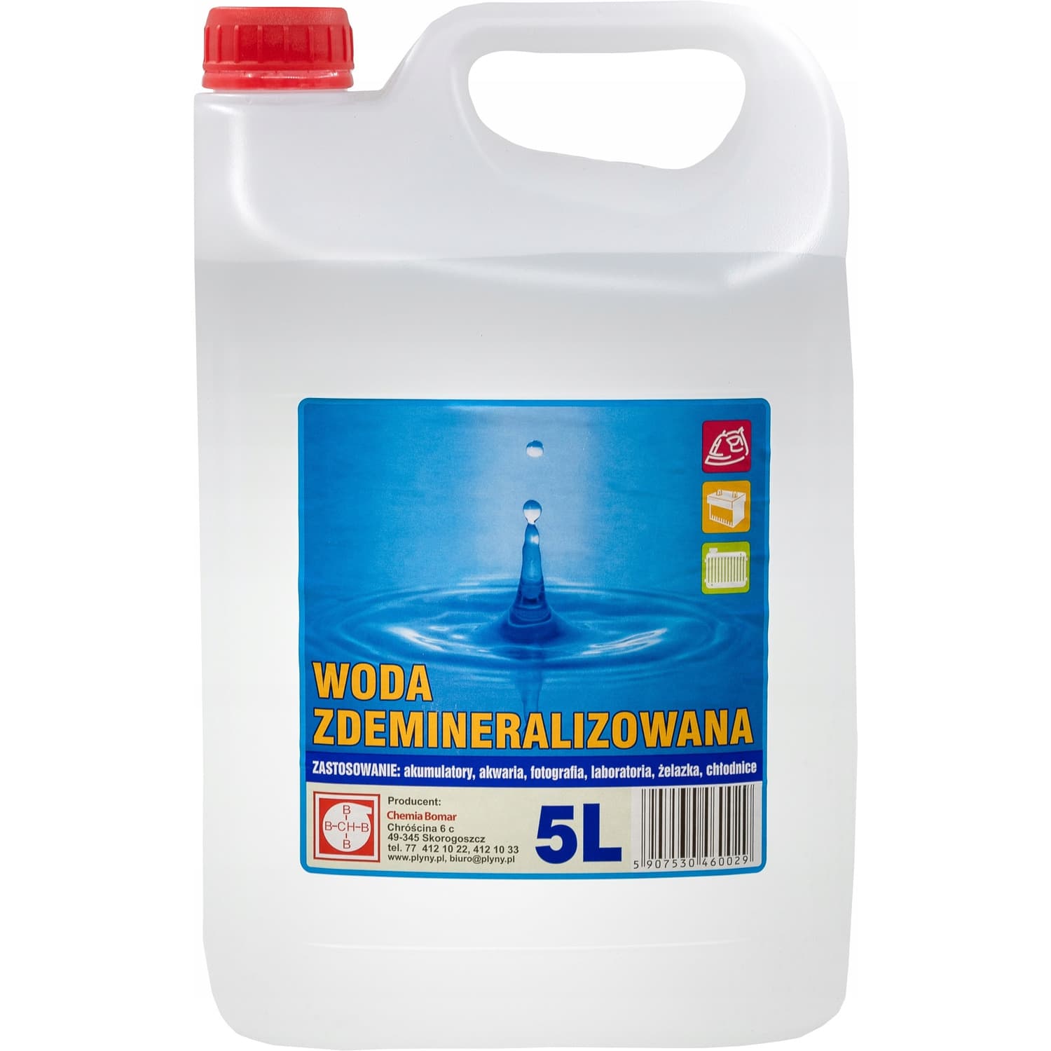 Woda demineralizowana 5L