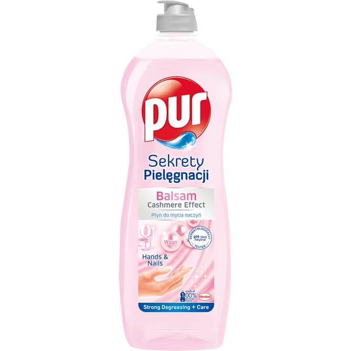 Płyn do mycia naczyń PUR 750ml Dłonie i paznokcie