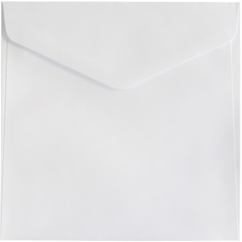 Koperta 160x160mm biały gładki 150g. (10) 280391 Galeria Papieru