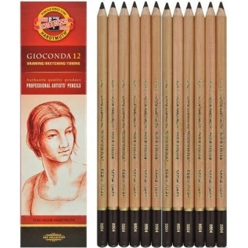Kredka pastela GIOCONDA sepia (12szt.) 8804 KOH-I-NOOR