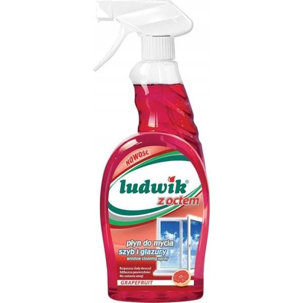 Płyn do szyb i glazury LUDWIK 750ml grapefruit z octem