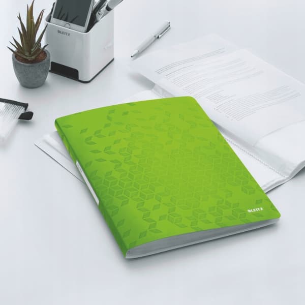 Album ofertowy 20 koszulek PP LEITZ WOW, zielony 46310054