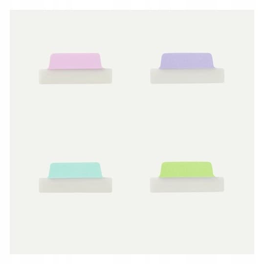 Zakładki indeksujące samoprzylepne 63,5x25,4mm przezroczyste z pastelową zakładką Ultra Tabs 74769 AVERY ZWECKFORM