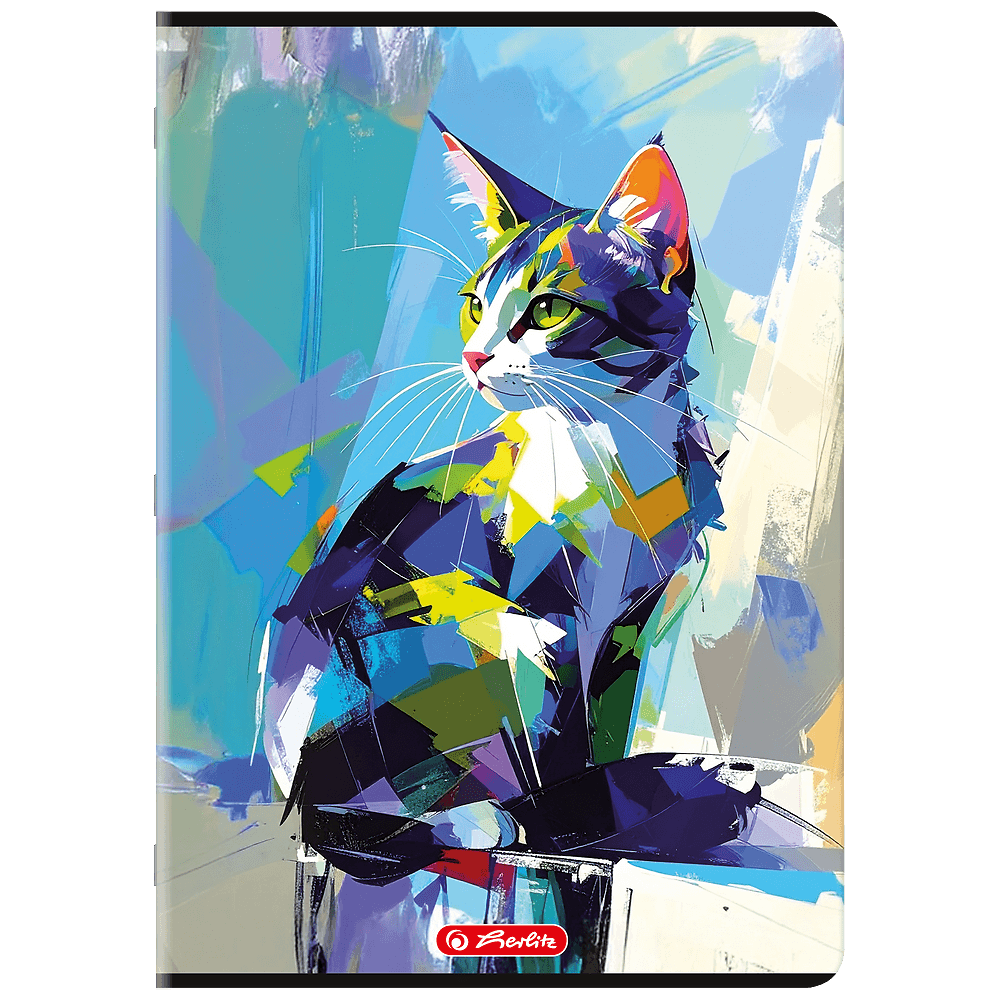 Zeszyt A4 60k linia z marginesem mix 400206364 HERLITZ