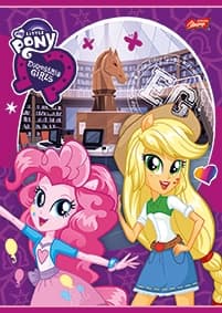 Zeszyt A5 16k 3linia laminowany EQUESTRIA GIRLS UNIPAP *1756
