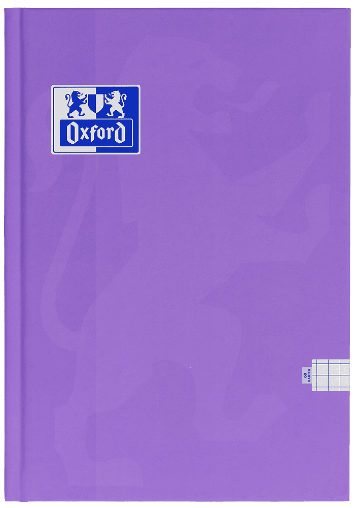 Zeszyt szkolny A5 Brulion 60 kartek w kratkę twarda okładka TOUCH 400175259 OXFORD