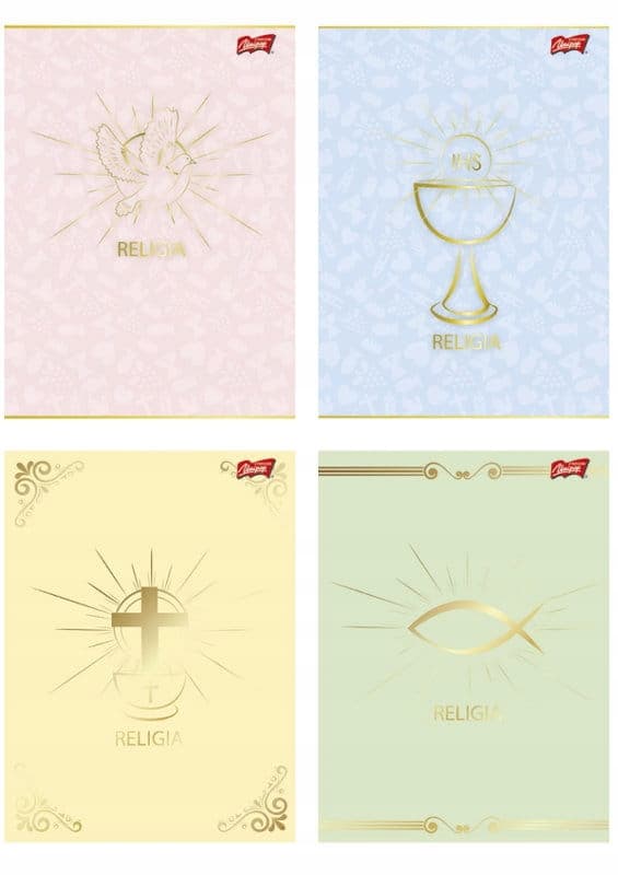 Zeszyt A5 32k kratka RELIGIA laminowany UNIPAP