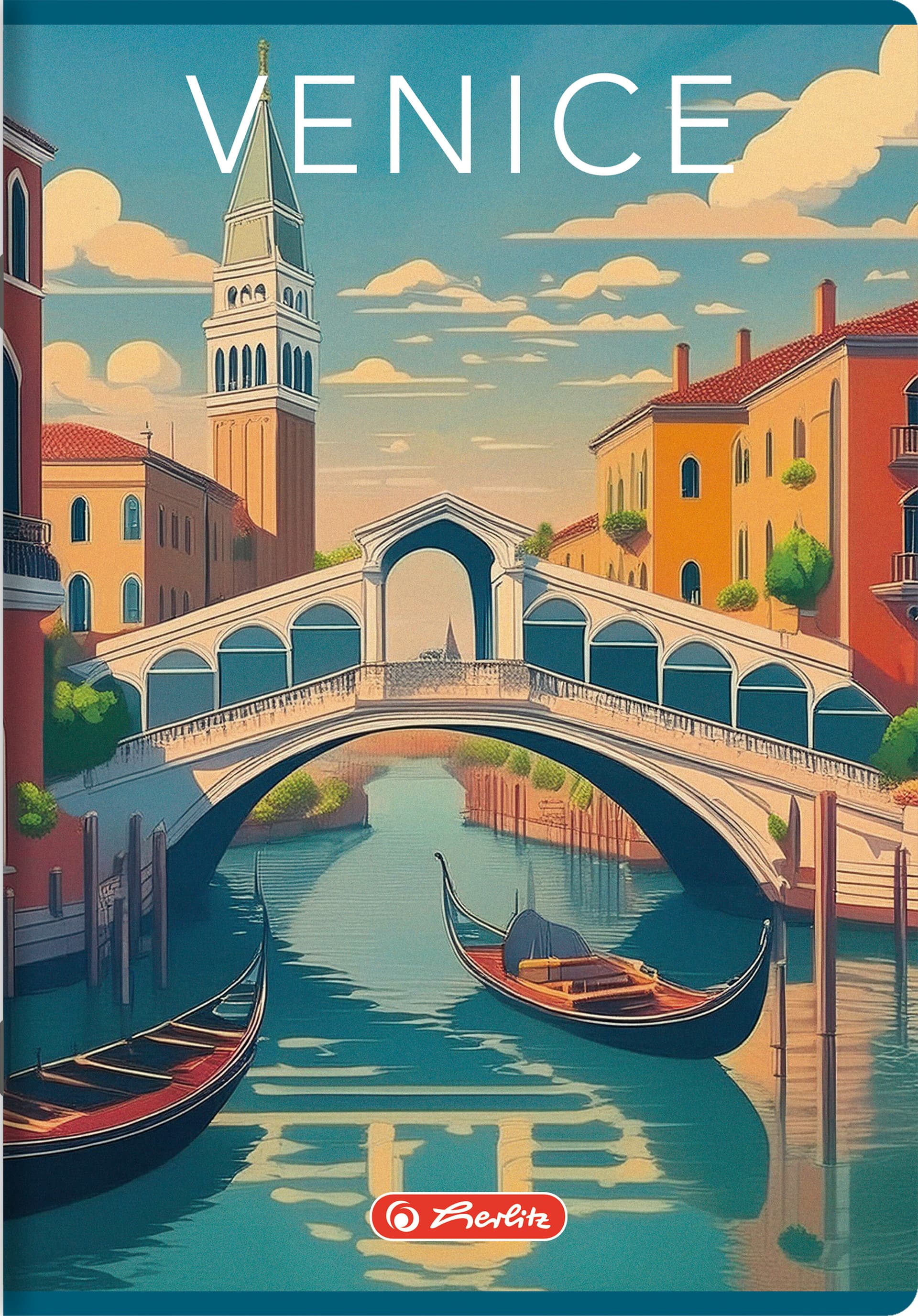 Zeszyt szkolny A5 60 kartek w kratkę 70g RETRO CITY 400196845 HERLITZ