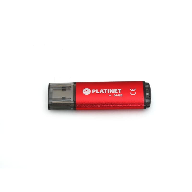 Pamięć USB-A 64GB PLATINET X-DEPO USB 2.0 czerwony (43612)
