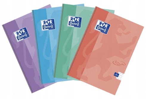 Zeszyt szkolny A5 Brulion 96 kartek w kratkę pastelowy TOUCH 400123215 OXFORD