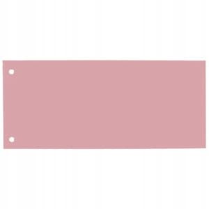 Przekładki do segregatora kartonowe 1/3 A4 105x240mm czerwona 100 sztuk 100205027 OXFORD