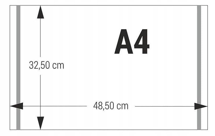 Okładki samoprzylepne na zeszyty szkolne A4 25 sztuk 32,5x48,5cm OZ-54 BIURFOL