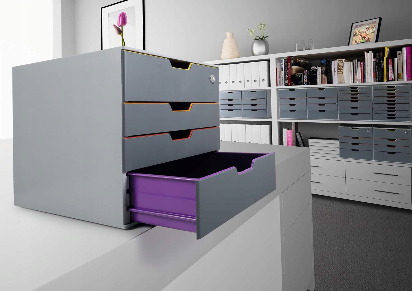 Pojemnik VARICOLOR z 4 szufladkami 760627 DURABLE